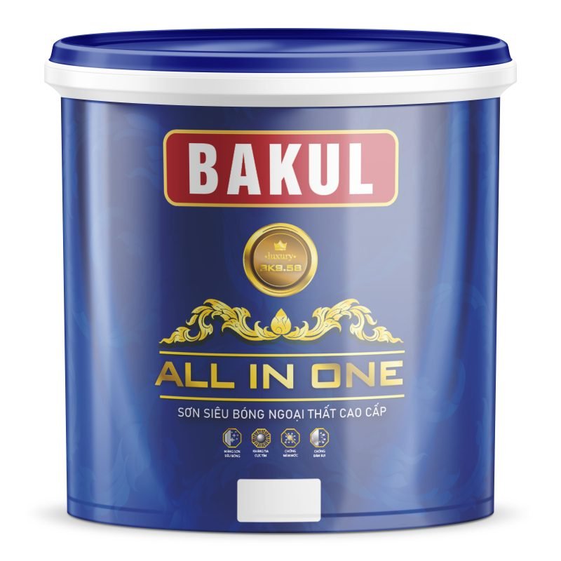 BAKUL ALL IN ONE: Sơn bóng nội thất cao cấp BK9.58 -